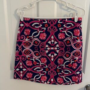Vineyard Vines Pink and Blue Mini Skirt